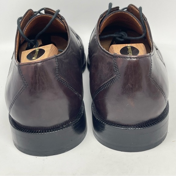Bostonian Marco Shoes Mens 10 M Burgundy Leather Cap Toe Dress Oxford 27848 main image 8
